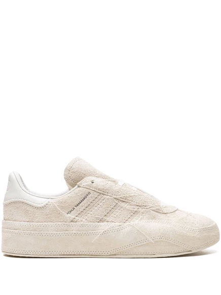 Кроссовки Y-3 Gazelle замшевые, светло-бежевые