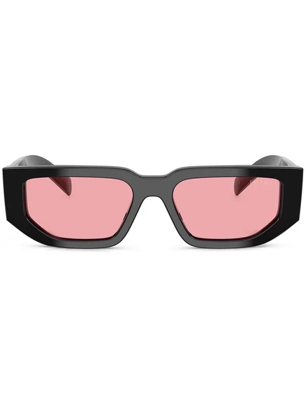 Солнцезащитные очки с треугольным логотипом Prada Eyewear black