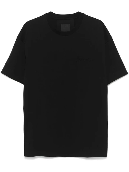 Футболка с тиснением логотипа Givenchy black