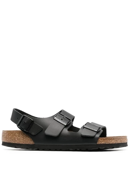 Мужские сандалии Birkenstock с боковой пряжкой, черные