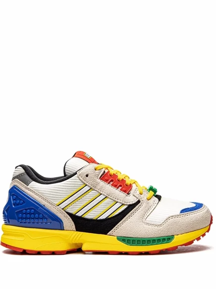 Унисекс кроссовки Adidas x LEGO ZX 8000 «Bricks», разноцветные