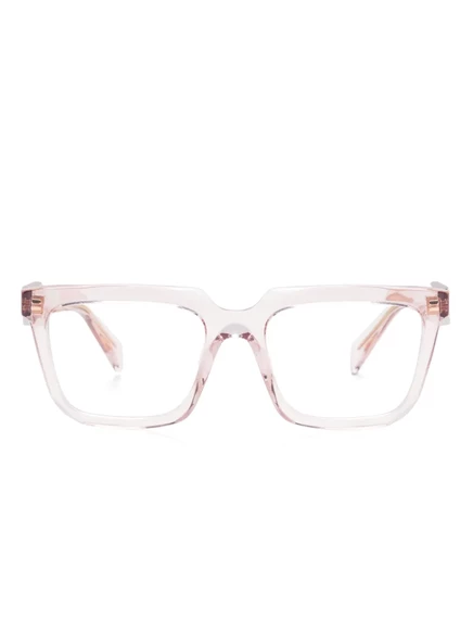 Очки в прямоугольной оправе Prada Eyewear pink