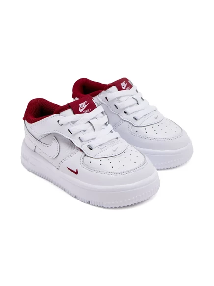 Кроссовки Nike Kids Air Force 1 Low LV8 из легкой кожи с нашивками