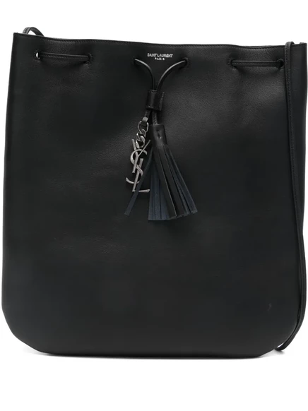 Женская сумка Saint Laurent Jean Flat, черная