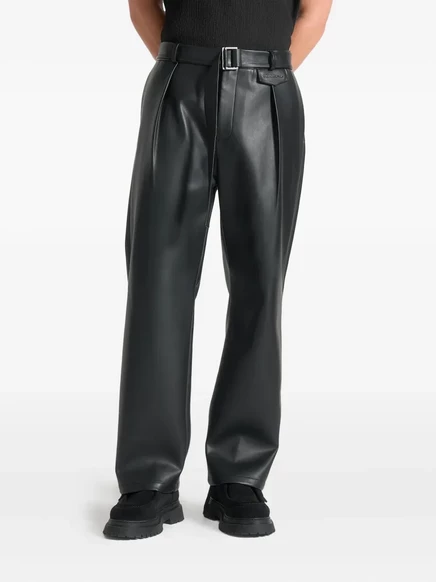 Широкие брюки в складку от Manière De Voir Serge black