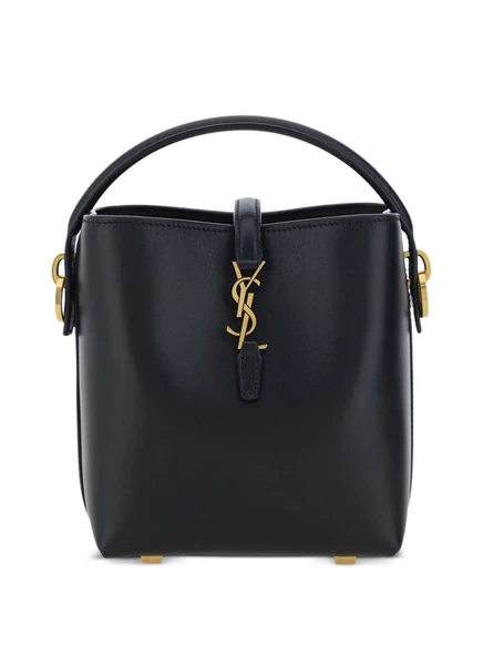Кожаная сумка через плечо Saint Laurent Le 37 black