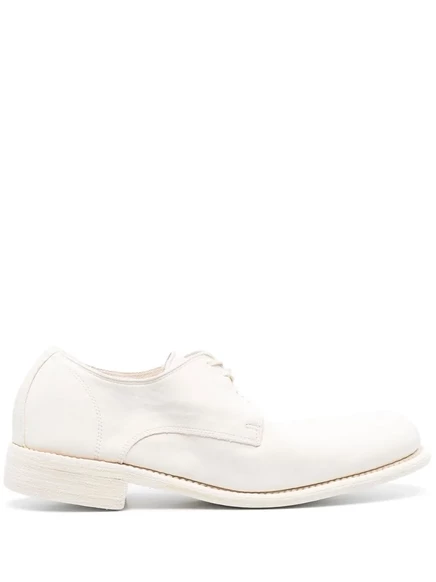 Унисекс дерби GUIDI из телячьей кожи, белые