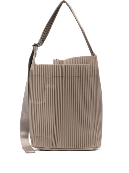 Мужская сумка-тоут Homme Pliss Issey Miyake Utility, бежевая