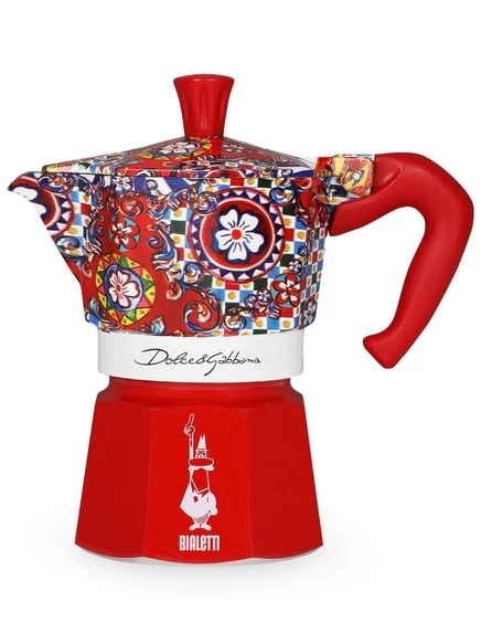 Кофеварка Dolce & Gabbana Moka medium, красная