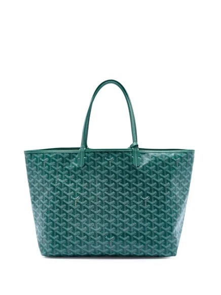 Сумка-тоут Goyard Saint Louis PM из канвы, зеленая