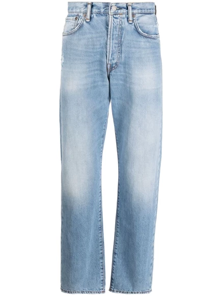 Мужские джинсы Acne Studios 1996 прямого кроя, голубые