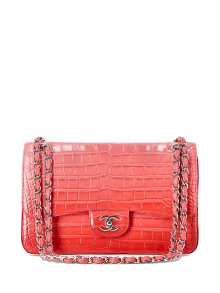 Женская сумка CHANEL Jumbo Double Flap, красная