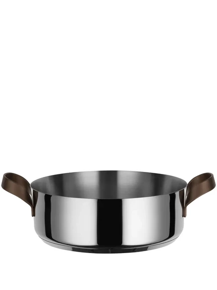 Кастрюля Alessi Edo из нержавеющей стали 5 л, серебристая