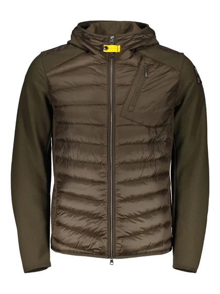 Мужская стеганая куртка с капюшоном Parajumpers Nolan, зеленая