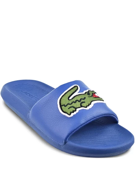 Мужские слайдеры Lacoste Croco, синие