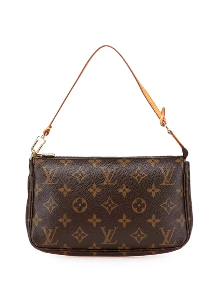 Сумка Louis Vuitton 1999 года выпуска, бывшая в употреблении, с монограммой Pochette Accessoires