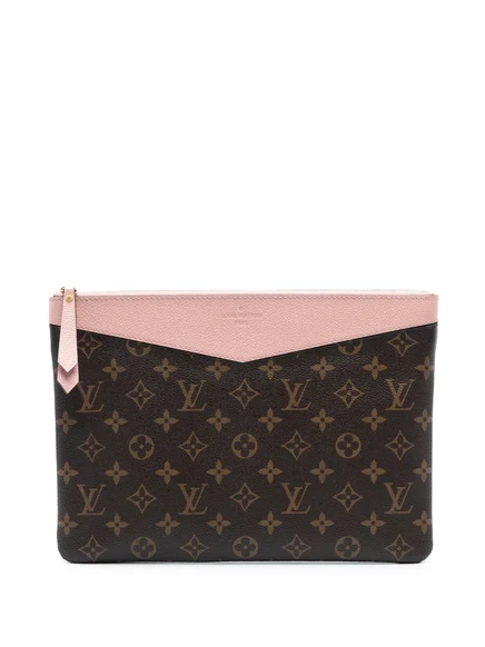 Клатч Louis Vuitton Monogram Daily Pouch, коричневый