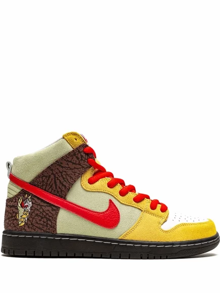 Высокие кроссовки Nike SB Dunk High brown