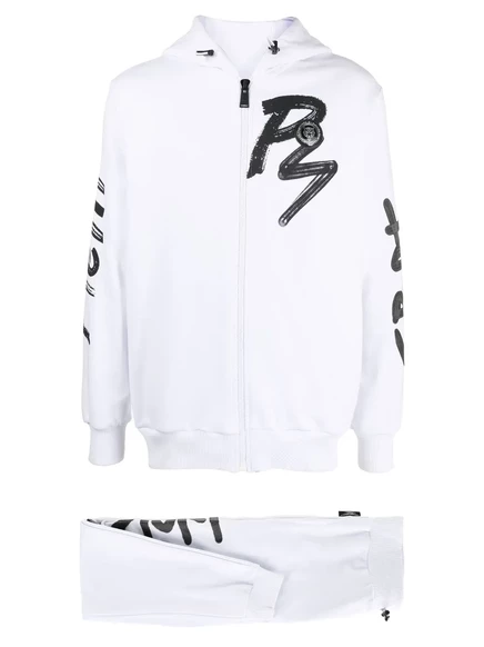 Спортивный костюм с тигровым мотивом в пленэре white
