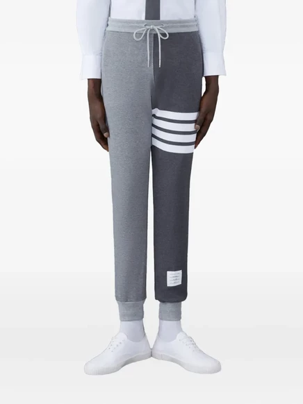 Мужские спортивные штаны Thom Browne 4-Bar Stripes, серые