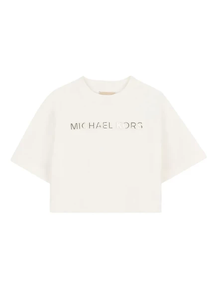 Футболка для девочек Michael Kors Kids, белая