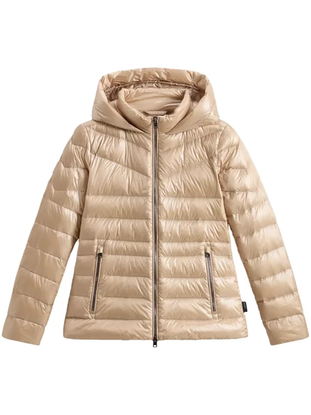 Женский пуховик Woolrich Aliquippa, светло-бежевый