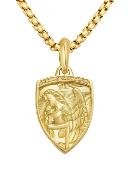Амулет David Yurman «Святой Михаил», желтое золото