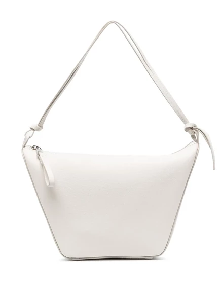 Женская кожаная сумка Loewe Mini Hammock Hobo, экрю