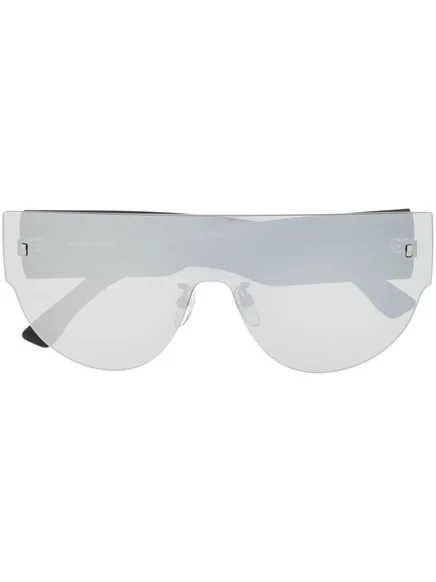 Солнцезащитные очки в пилотской оправе с выгравированным логотипом DSQUARED2 EYEWEAR  white