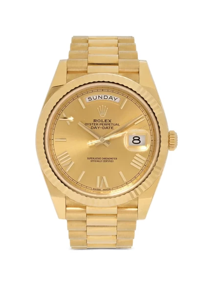 Унисекс часы Rolex Day-Date 40 мм, золотые