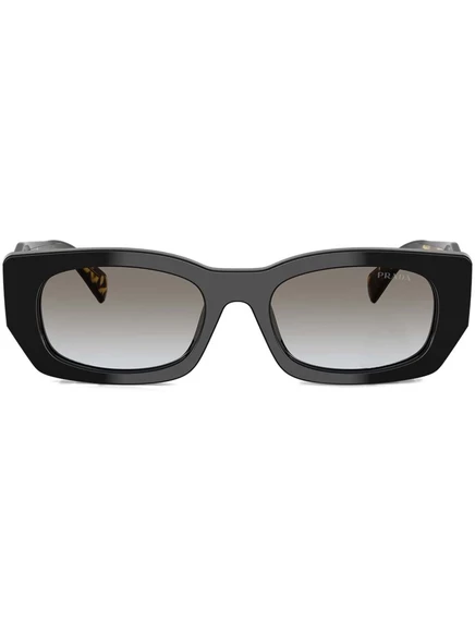 Солнцезащитные очки Prada Eyewear с эффектом черепахового панциря black