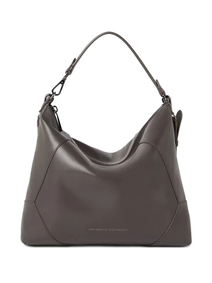 Сумка-хобо Brunello Cucinelli Duo brown