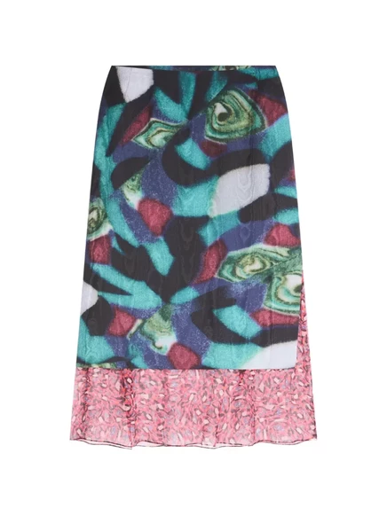Женская многослойная юбка Dries Van Noten, черная
