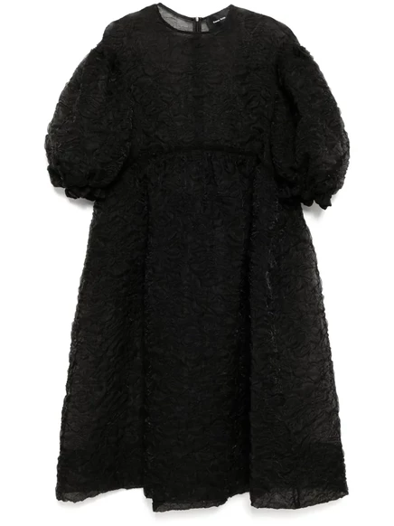Женское платье Simone Rocha с оборками, черное