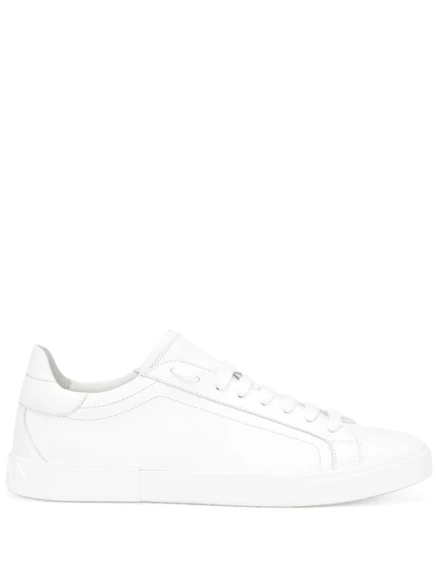 Винтажные кожаные кроссовки Dolce & Gabbana Portfino white