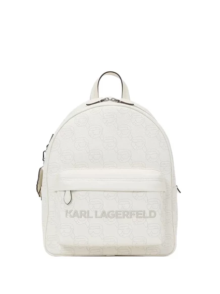 Женский рюкзак Karl Lagerfeld Ikon Monogram, белый