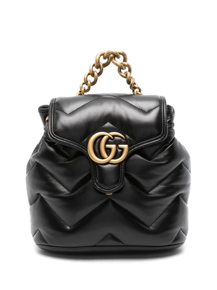 Женский рюкзак Gucci GG Marmont, чёрный