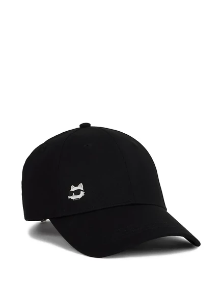 Женская бейсболка Karl Lagerfeld Ikon Choupette, черная