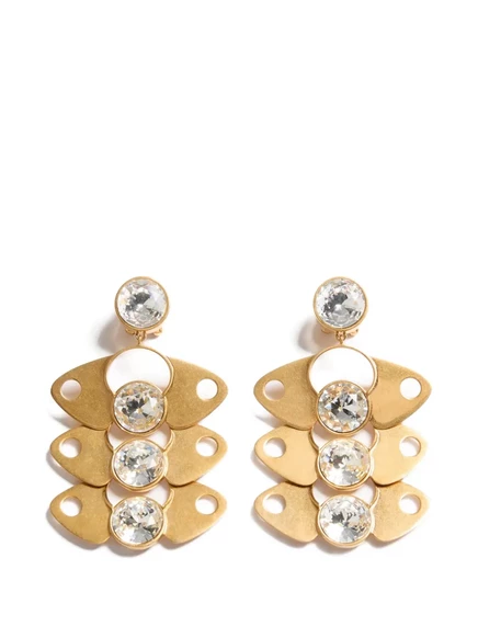 Женские серьги Valentino Garavani Pages, золотистые