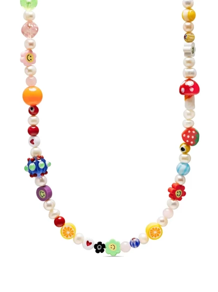 Мужской чокер Nialaya Jewelry с пресноводным жемчугом, белый