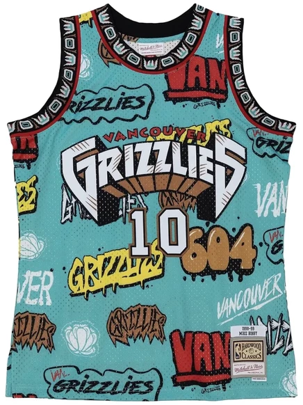 Мужская майка Mitchell & Ness Grizzlies Mike Bibby, синяя