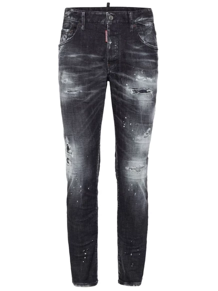 Потертые джинсы DSQUARED2  black