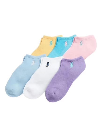 Женские носки Polo Ralph Lauren, 6 пар, белые