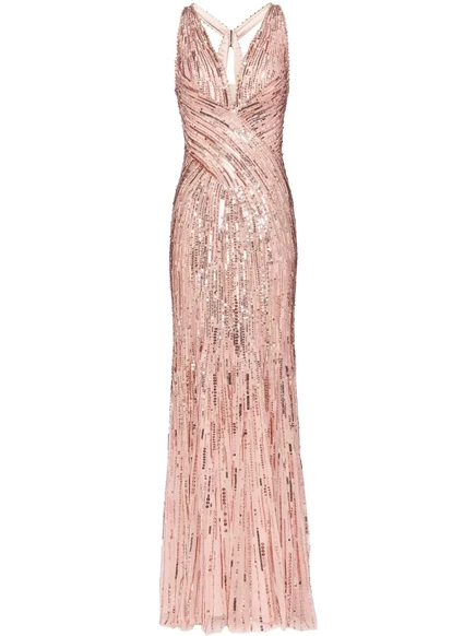 Женское вечернее платье Jenny Packham Luxor, пудровое