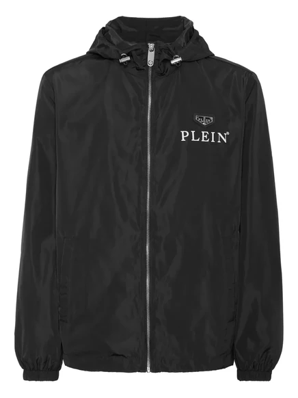 Мужское худи Philipp Plein на молнии, черное
