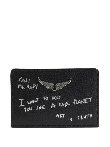 Женский кошелек Zadig & Voltaire Graffiti, черный
