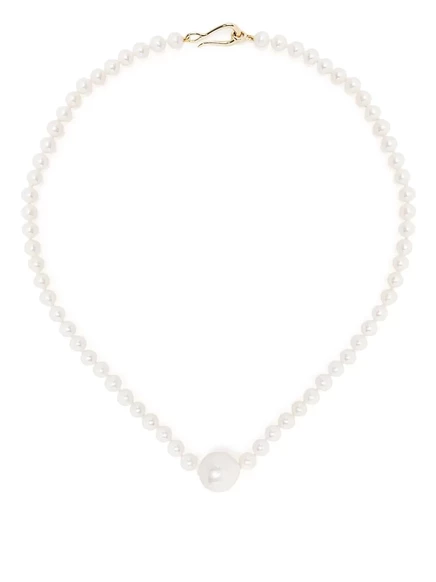 Женское колье Mizuki Sea of Beauty 14K с жемчугом, белое