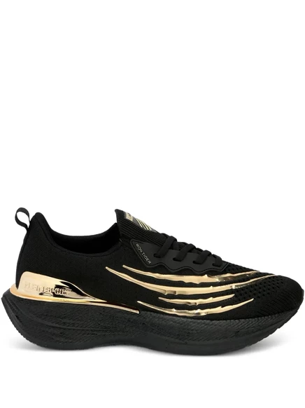 Кроссовки Plein Sport Tiger Scratch Iron, черные
