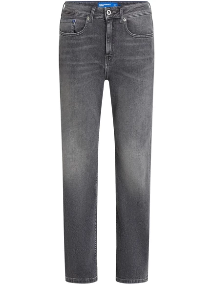 Женские джинсы Karl Lagerfeld Jeans высокой посадки, серые