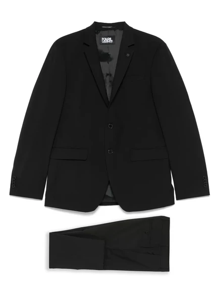 Однобортный костюм от Карла Лагерфельда black